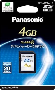 パナソニック microSDHCカード 4GB RP-SM04GCJ1K Amazon | パナソニック 4GB microSDHC UHS-Iカード RP-SMGA04GJK